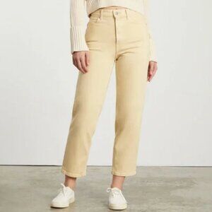 Everlane Way High Jean in Yellow - Size 24 Tall
